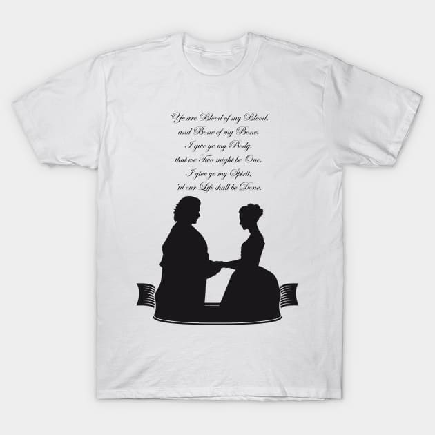 Outlander marriage T-Shirt by quinnsnake